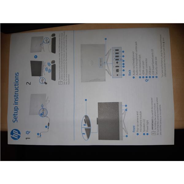 HP Printer, Keyboard, Cabinet A