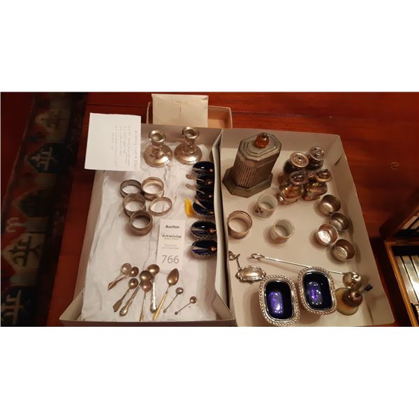 Sterling & Silver Plate Cat A