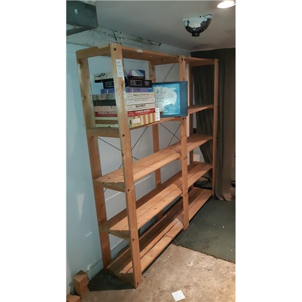 IKEA Type Wood Shelving Cat C