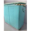 Image 5 : Vintage Turquoise Laundry Hamper