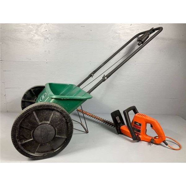 Craftsman Hedge Trimmer & Scotts Fertilizer
