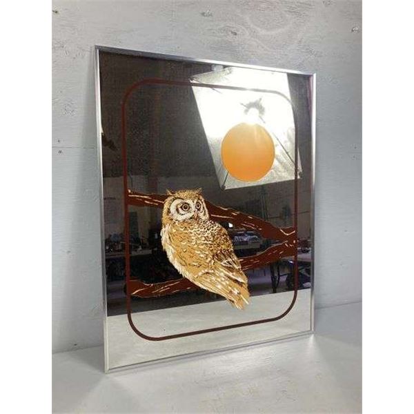 Owl Glass Mirror