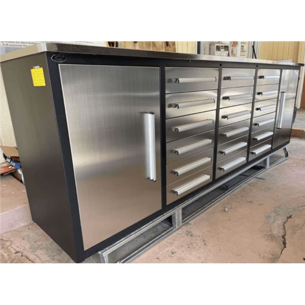 2023 Steelman 10' Stainless Steel Workbench-Unused