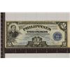 Image 1 : 1922 PHILIPPINES 2 PESO WITH VICTORY STAMP ON THE