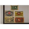 Image 1 : 5 PC. 1923 GERMAN BRAUNSCHWEIG NOTGELDS 10, 25,