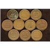 Image 2 : 10 ASSORTED INDIAN HEAD CENTS. 1898-1907
