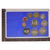 Image 2 : 1991 GERMAN 10 COIN PROOF SET IN HARD PLASTIC