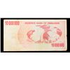 Image 3 : 2008 Zimababwe 10 Million Dollar Note P# 55A Grades vf++
