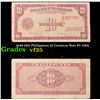 Image 1 : 1949-1961 Philippines 10 Centavos Note P# 128A Grades vf+