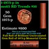 Image 1 : Shotgun Lincoln 1c roll, 1975-p 50 pcs Stripped Wrapper.