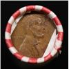 Image 2 : Mixed small cents 1c orig shotgun roll, 1936-p Lincoln Cent, Wheat Cent other end, Brinks Wrapper.