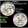 Image 1 : 1946-s Washington Quarter 25c Grades GEM+ Unc