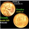 Image 1 : 1944-p Lincoln Cent 1c Grades GEM+ Unc RD