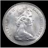 Image 2 : 1966 Bahamas 1 Dollar KM 8 Grades Choice Unc