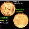 Image 1 : 1954-d Lincoln Cent 1c Grades GEM++ Unc RD