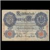 Image 2 : 1910 Germany 20 Mark "Goldmark" Banknote P# 40b Grades vf+