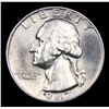 Image 2 : 1947-d Washington Quarter 25c Grades GEM Unc