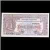Image 2 : 2x Consecutive 1948 2nd Series British Armed Forces 1 Pound Special Voucher, CU! P# M22a Grades Gem 