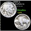 Image 1 : 1927-s Buffalo Nickel 5c Grades vg+