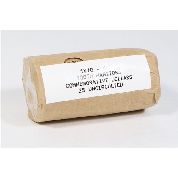 ROLL 1874-1974 100TH ANNIVERSARY MANITOBA (CROCUS) FROM ESTATE