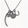 SILVER CUBIC ZIRCONIA NECKLACE