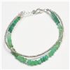 Image 1 : SILVER GEMSTONE BRACELET (~LENGTH 7INCHES)