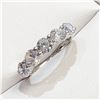 Image 2 : SILVER CUBIC ZIRCONIA RING (~SIZE 8)(WEIGHT 3.51G)