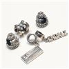 Image 2 : SILVER PANDORA STYLE BEAD PACK OF 5 (WEIGHT 12.4G)