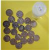 Image 1 : 21 - QUEEN ELIZABETH NICKELS IN CONTAINER