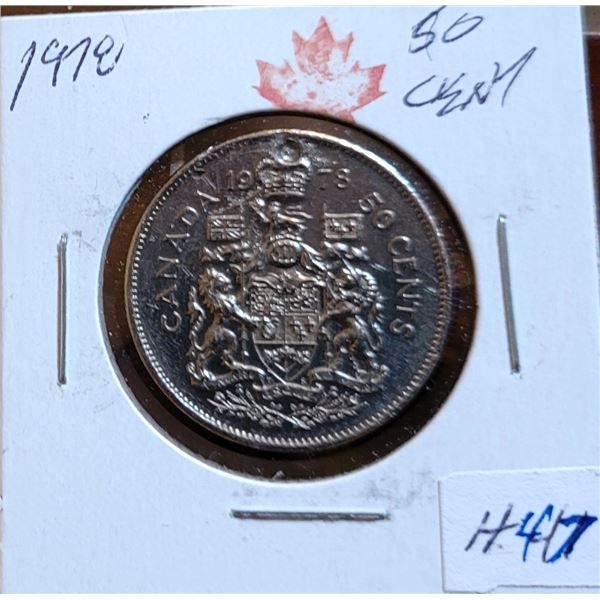 1978 50 CENT NICE EXAMPLE