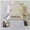 Image 1 : SILVER SMOKEY QUARTZ(4CT) EARRINGS