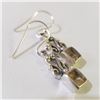 Image 2 : SILVER CITRINE EARRINGS (~WEIGHT 3.53G)