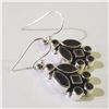 Image 2 : SILVER SMOKEY QUARTZ EARRINGS (~WEIGHT 7.12G)