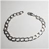 Image 1 : SILVER 8" CUBAN BRACELET