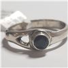 Image 1 : SILVER BLACK ONYX RING (~SIZE 7)