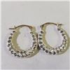 Image 1 : 10K YELLOW GOLD CUBIC ZIRCONIA EARRINGS