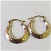 Image 2 : 10K YELLOW GOLD CUBIC ZIRCONIA EARRINGS