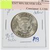 Image 2 : 1964 50 CENT 90% SILVER USA