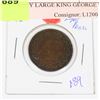 Image 1 : 1920 PENNY LARGE KING GEORGE V CANADA