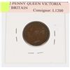 Image 1 : 1856 1/2 PENNY QUEEN VICTORIA GREAT BRITAIN