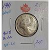 Image 1 : 1941 QUARTER W,W,II 80% SILVER