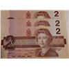Image 1 : 3 SEQUENTIAL 1986 $2. BILLS EGM8809/09/10 T/C