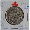 Image 1 : 1943 50 CENT W,W,II 80% SILVER