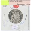 Image 1 : 1965 50 CENT 80% SILVER