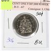 Image 1 : 1997 50 CENT ONLY387,000 RARER DATE N. B.U. -67