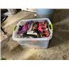 Image 1 : Bin of scarves