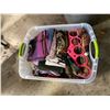 Image 2 : Bin of scarves