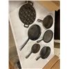 Cast iron frying pans
