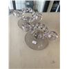 Imperial vintage glass candle holders