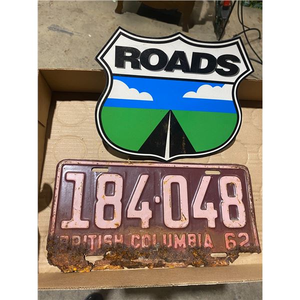 License plate and other